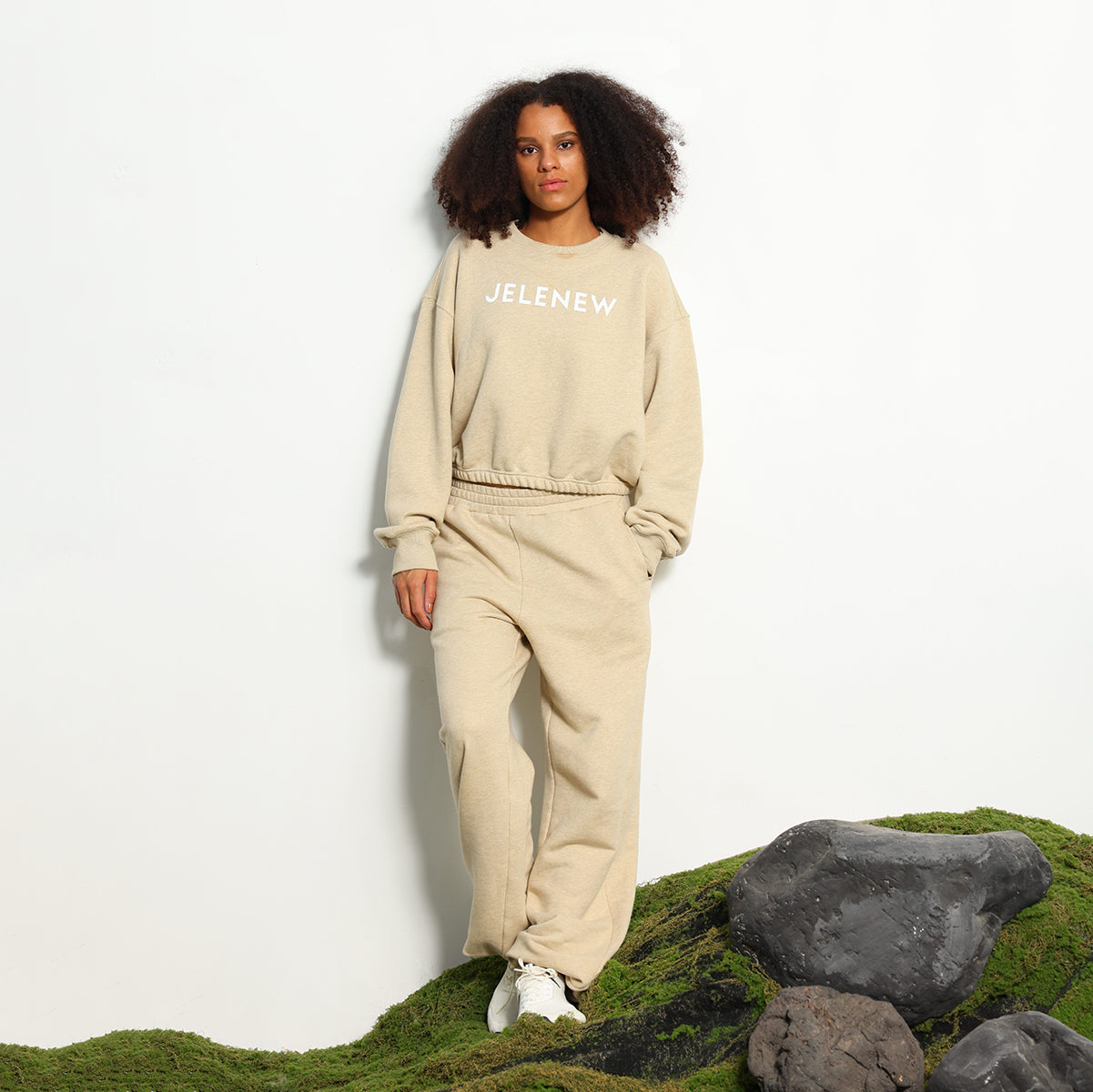 Natural Cotton Sweat Pants