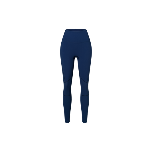 Colorblock Fast-dry Leggings with Side Pocket(Unpadded)