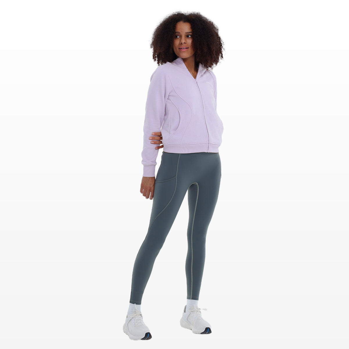 Natural Cotton Zipped Hoodie