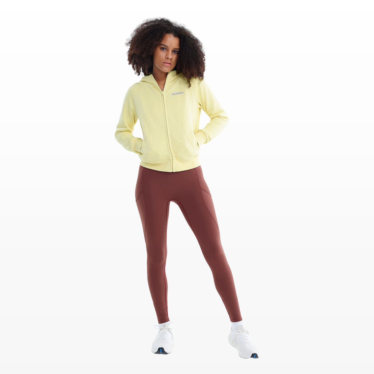 Natural Cotton Zipped Hoodie