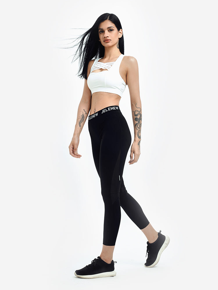 white sport bra