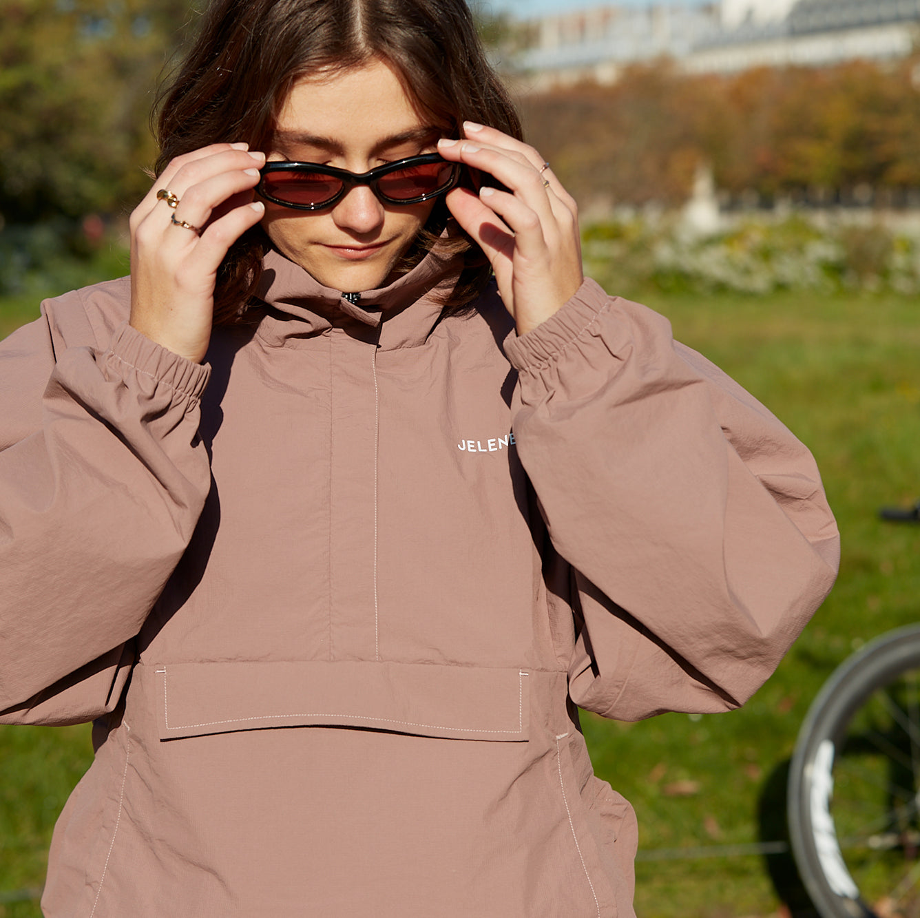 Half-zipped Windproof Jacket