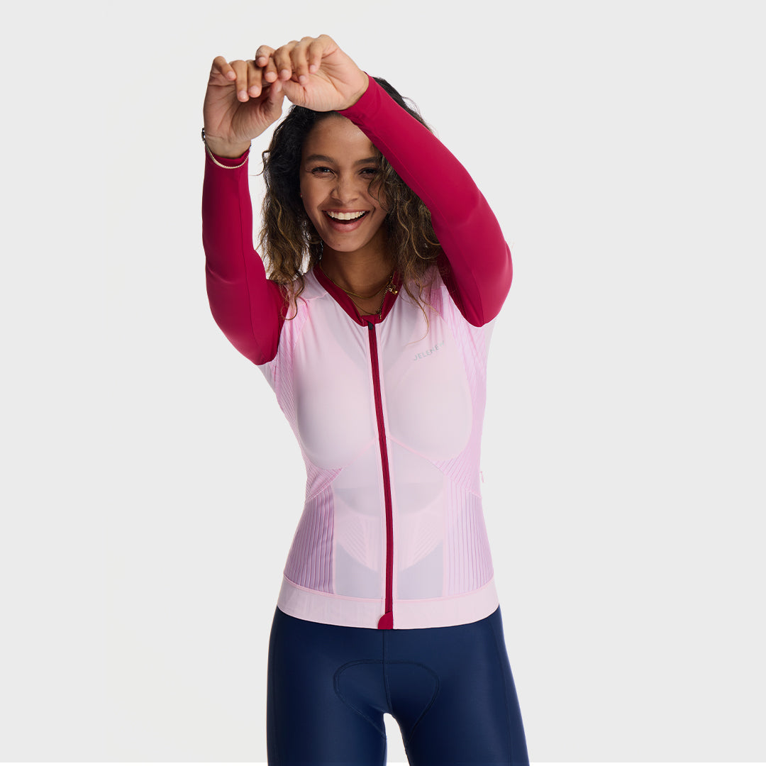 Aero Stripe Fast-dry Long Sleeve Jersey