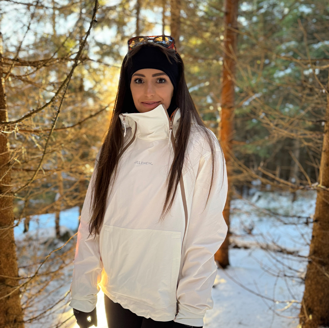 Asymmetrical Zippered Splash-proof Jacket